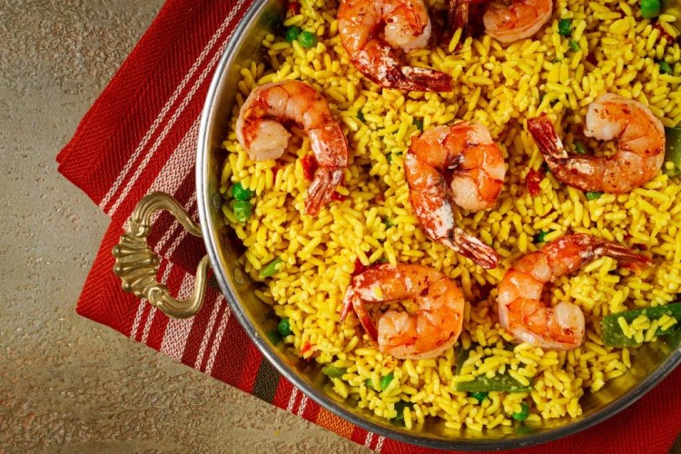 كبسة الروبيان الخليجية