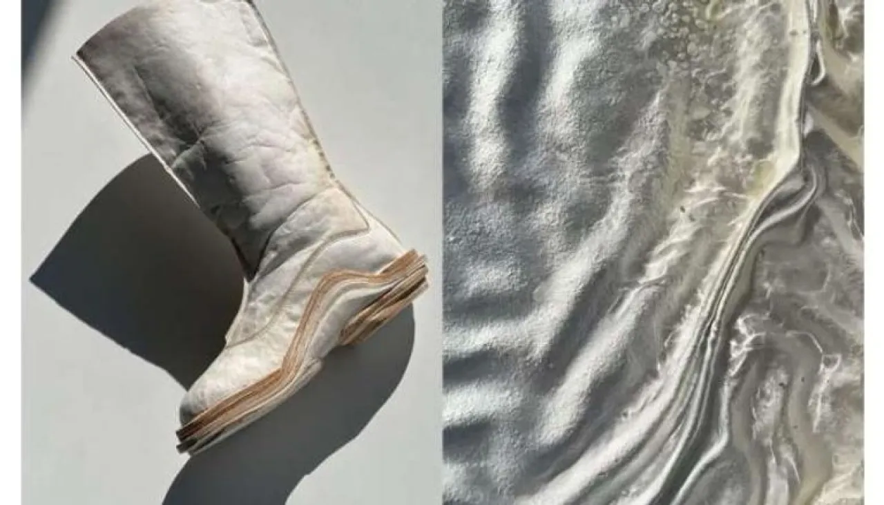 اكتشف أحدث ابتكار في ميلانو: حذاء حي مصنوع من الفطر