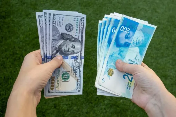 اسعار صرف العملات مقابل الشيكل اليوم الاثنين