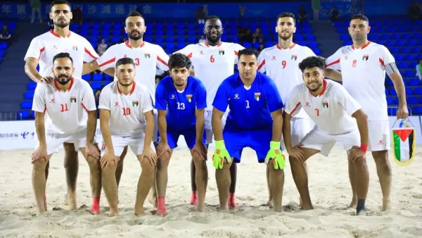 “الفدائي” الشاطئي لكرة القدم يتعثر أمام إيران وينتقل للمنافسة على الميدالية البرونزية