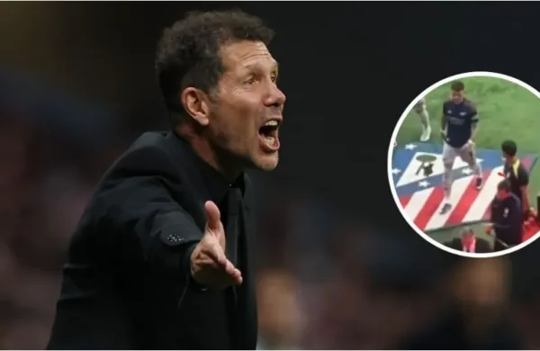 ما قصة الدوس على شعار أتلتيكو الذي أشعل أزمة مع أرسنال؟