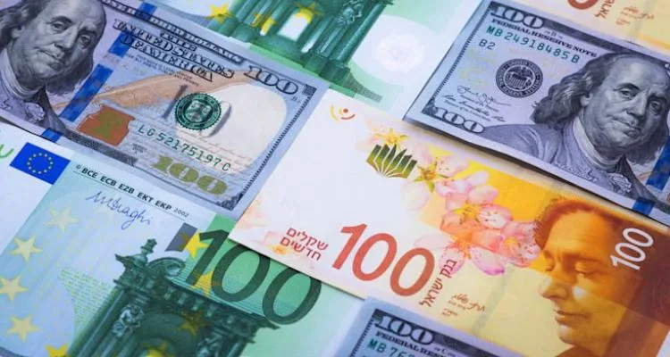 أسعار صرف العملات مقابل الشيكل الأحد