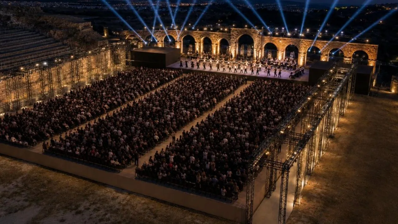 مهرجان جرش يطلق لأول مرة مسرح (الهيبودروم)