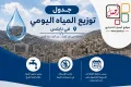 جدول توزيع المياه لليوم السبت في نابلس