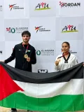 المنتخب الفلسطيني للتايكواندو يستهل مشاركته في بطولة الحسن الدولية بذهبية وبرونزية