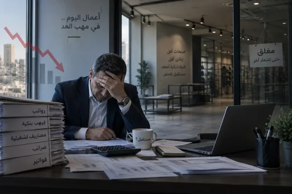 شركات فلسطينية متوسطة تأكل من رأس مالها للبقاء أصحاب شركات متوسطة يقولون إن تراجع المبيعات وبطء التحصيل واستمرار الفوائد يدفعهم إلى تمويل الخسائر من الاحتياطات ورأس المال.