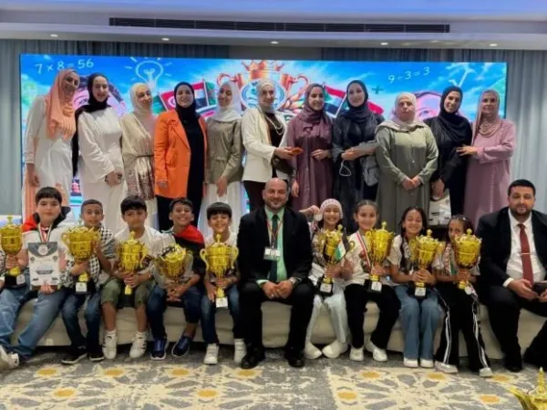 المنتخب الفلسطيني للحساب الذهني يحصد 20 مركزا متقدما في القمة العربية بمكة