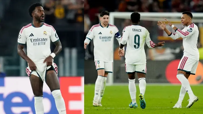 خروج فينيسيوس يشعل "ريمونتادا" مدريدية مجنونة أمام روما