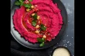 طبق حمص مع شمندر صحي لتغذية مرضى سرطان الثدي