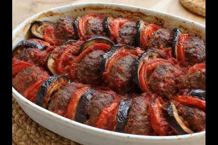 كباب باذنجان على الطريقة التركية