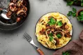باستا بصوص الفطر البري وزيت الترافل